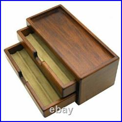 Toyooka Wooden Fountain Pen Storage Box Collection Case 8 pens with Tracking NEW