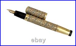 Waterman Ideal N. 42 18 K R Gold Filigree Safety Fountain Pen 1920