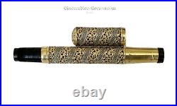 Waterman Ideal N. 42 18 K R Gold Filigree Safety Fountain Pen 1920