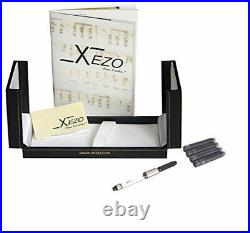 Xezo Maestro Natural Sea Shell Handmade Fountain Pen with 18K Gold Plated Par